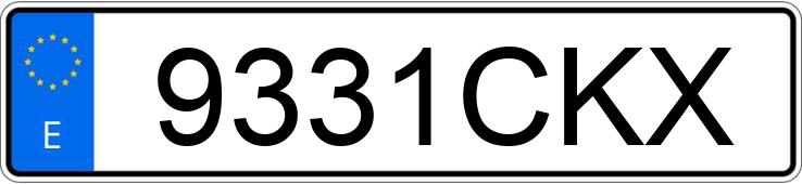 Numer rejestracyjny 9331CKX posiada OPEL ASTRA