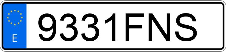 Numer rejestracyjny 9331FNS posiada SAAB 9-3 Numer rejestracyjny 9331FNS posiada SAAB 9-3