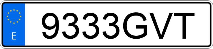 Numer rejestracyjny 9333GVT posiada VOLKSWAGEN MULTIVAN 2.5 TDI TRENDLINE 150