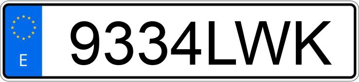 Numer rejestracyjny 9334LWK posiada PEUGEOT 2008 Numer rejestracyjny 9334LWK posiada PEUGEOT 2008