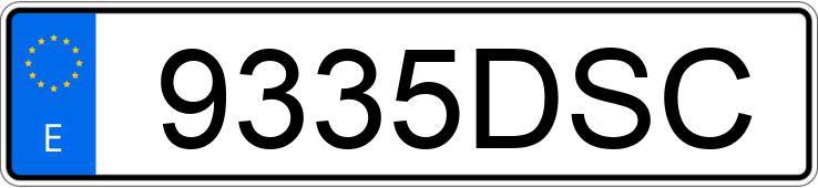 Numer rejestracyjny 9335DSC posiada BMW SERIE 3 Numer rejestracyjny 9335DSC posiada BMW SERIE 3