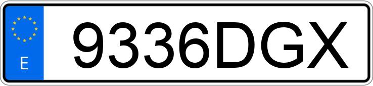 Numer rejestracyjny 9336DGX posiada VOLKSWAGEN PASSAT Numer rejestracyjny 9336DGX posiada VOLKSWAGEN PASSAT