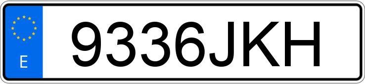 Numer rejestracyjny 9336JKH posiada FORD KA