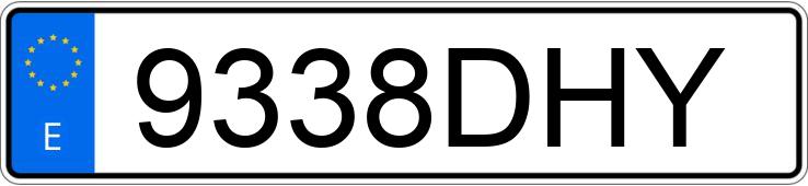 Numer rejestracyjny 9338DHY posiada NISSAN PATHFINDER