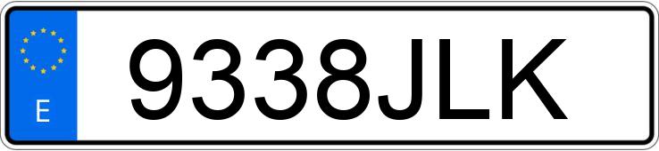 Numer rejestracyjny 9338JLK posiada OPEL ASTRA