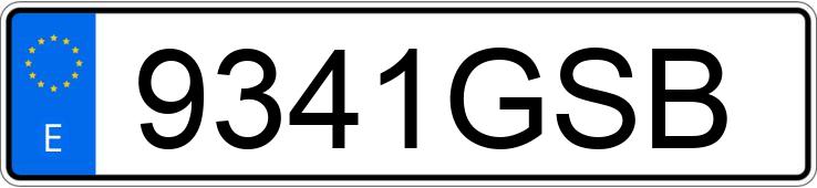 Numer rejestracyjny 9341GSB posiada FORD FOCUS