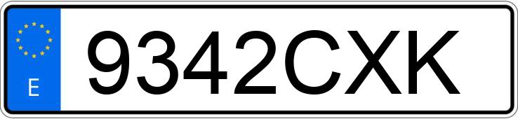 Numer rejestracyjny 9342CXK posiada CITROEN C5 Numer rejestracyjny 9342CXK posiada CITROEN C5