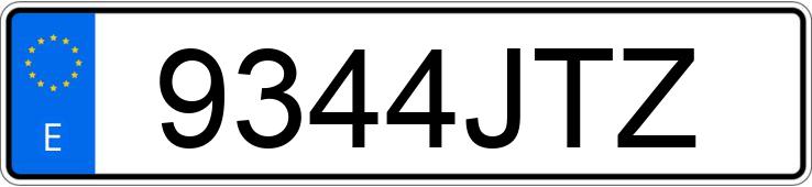 Numer rejestracyjny 9344JTZ posiada FORD FOCUS