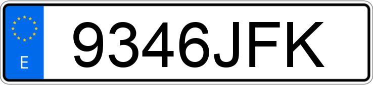 Numer rejestracyjny 9346JFK posiada FORD FOCUS Numer rejestracyjny 9346JFK posiada FORD FOCUS