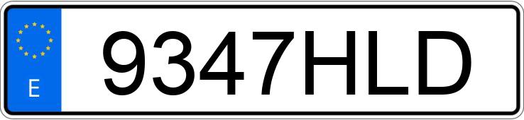 Numer rejestracyjny 9347HLD posiada FORD MONDEO