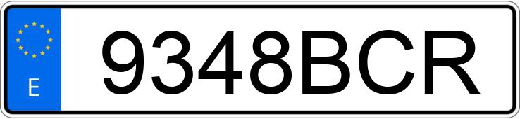 Numer rejestracyjny 9348BCR posiada CITROEN XSARA Numer rejestracyjny 9348BCR posiada CITROEN XSARA