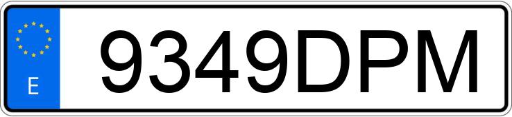 Numer rejestracyjny 9349DPM posiada NISSAN X-TRAIL