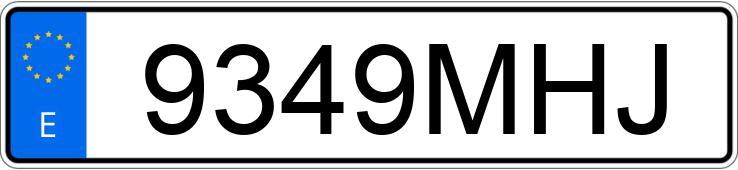 Numer rejestracyjny 9349MHJ posiada AUDI A1 SPORTBACK