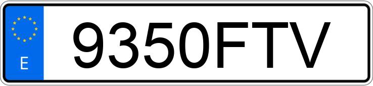 Numer rejestracyjny 9350FTV posiada KINROAD CYCLONE