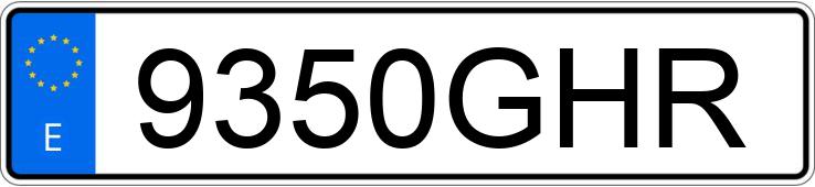 Numer rejestracyjny 9350GHR posiada OPEL MERIVA