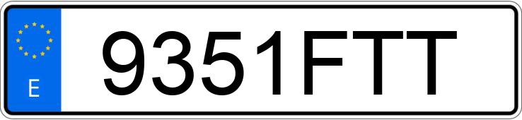 Numer rejestracyjny 9351FTT posiada BMW SERIE 5 Numer rejestracyjny 9351FTT posiada BMW SERIE 5