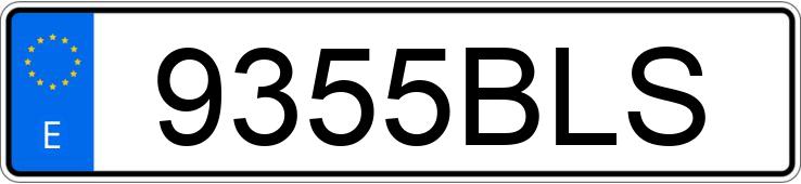 Numer rejestracyjny 9355BLS posiada SEAT IBIZA