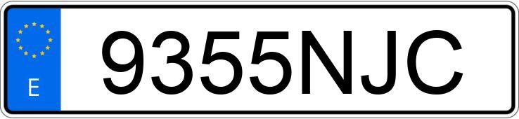 Numer rejestracyjny 9355NJC posiada NISSAN QASHQAI Numer rejestracyjny 9355NJC posiada NISSAN QASHQAI