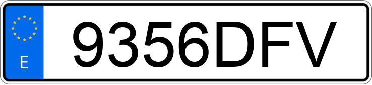 Numer rejestracyjny 9356DFV posiada PEUGEOT 407