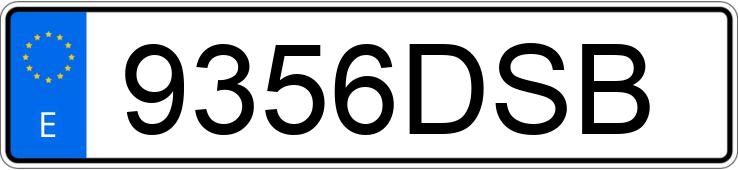 Numer rejestracyjny 9356DSB posiada PEUGEOT EXPERT Numer rejestracyjny 9356DSB posiada PEUGEOT EXPERT