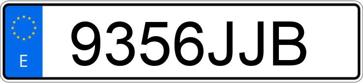 Numer rejestracyjny 9356JJB posiada OPEL ASTRA