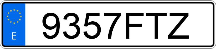 O número de registro 9357FTZ tem VOLVO S40 O número de registro 9357FTZ tem VOLVO S40