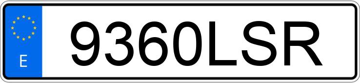 Numer rejestracyjny 9360LSR posiada TOYOTA COROLLA CROSS