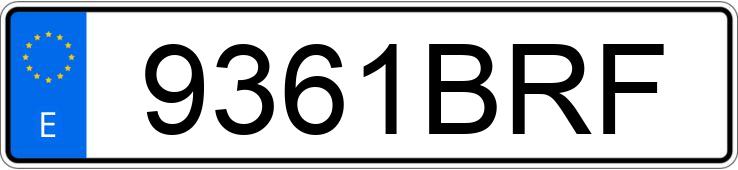 Numer rejestracyjny 9361BRF posiada AUDI A3 Numer rejestracyjny 9361BRF posiada AUDI A3
