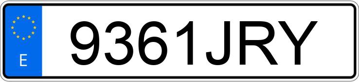 Numer rejestracyjny 9361JRY posiada SKODA YETI OUTDOOR Numer rejestracyjny 9361JRY posiada SKODA YETI OUTDOOR