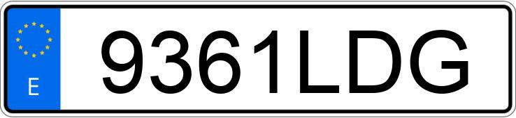 Numer rejestracyjny 9361LDG posiada PEUGEOT PARTNER Numer rejestracyjny 9361LDG posiada PEUGEOT PARTNER
