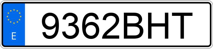 Numer rejestracyjny 9362BHT posiada MITSUBISHI MONTERO Numer rejestracyjny 9362BHT posiada MITSUBISHI MONTERO