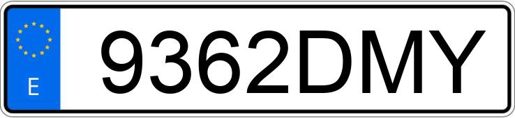 Numer rejestracyjny 9362DMY posiada PEUGEOT 307 XR 1.6 HDI 90 CLIM PLUS
