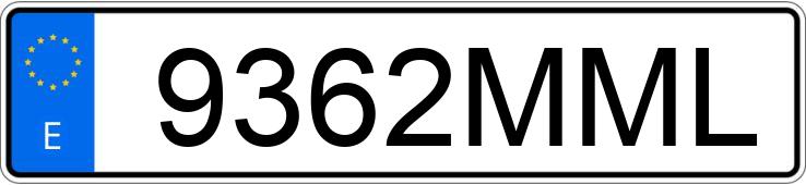 Numer rejestracyjny 9362MML posiada CITROEN BERLINGO