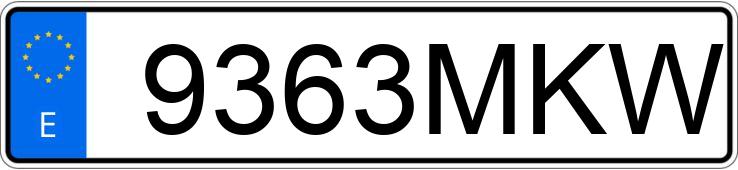 Numer rejestracyjny 9363MKW posiada VOLKSWAGEN POLO Numer rejestracyjny 9363MKW posiada VOLKSWAGEN POLO