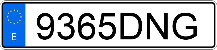 Numer rejestracyjny 9365DNG posiada SUZUKI ALTO