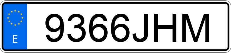 Numer rejestracyjny 9366JHM posiada VOLKSWAGEN CADDY