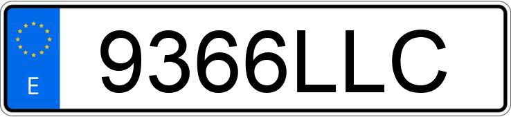 Numer rejestracyjny 9366LLC posiada MERCEDES GLC (253)