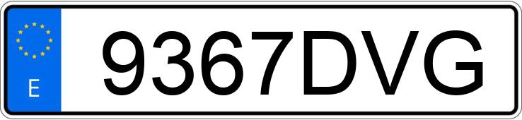 Numer rejestracyjny 9367DVG posiada CITROEN C4