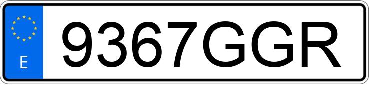 Numer rejestracyjny 9367GGR posiada FIAT FIORINO