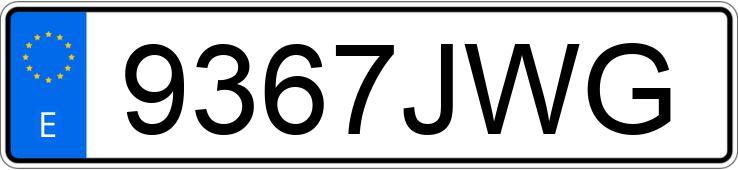 Numer rejestracyjny 9367JWG posiada ALFA ROMEO GIULIETTA