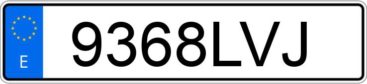 Numer rejestracyjny 9368LVJ posiada VOLKSWAGEN GOLF Numer rejestracyjny 9368LVJ posiada VOLKSWAGEN GOLF