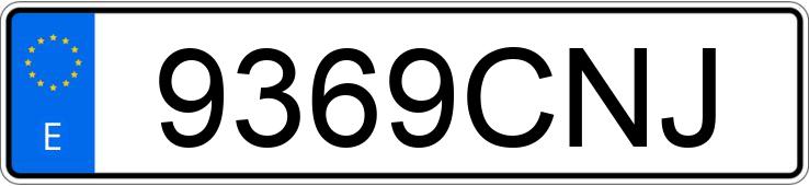 Numer rejestracyjny 9369CNJ posiada FORD FOCUS C-MAX