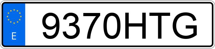 Numer rejestracyjny 9370HTG posiada OPEL ADAM