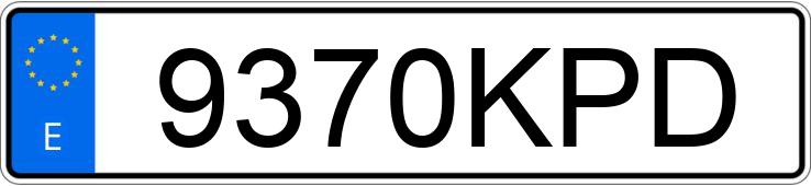 Numer rejestracyjny 9370KPD posiada PEUGEOT BOXER Numer rejestracyjny 9370KPD posiada PEUGEOT BOXER