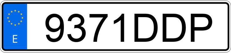 Numer rejestracyjny 9371DDP posiada VOLKSWAGEN POLO