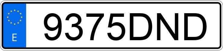 Numer rejestracyjny 9375DND posiada AUDI A3 Numer rejestracyjny 9375DND posiada AUDI A3