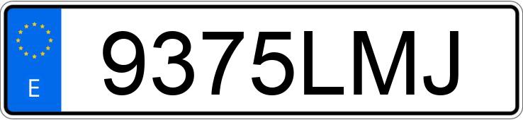 Numer rejestracyjny 9375LMJ posiada SKODA FABIA