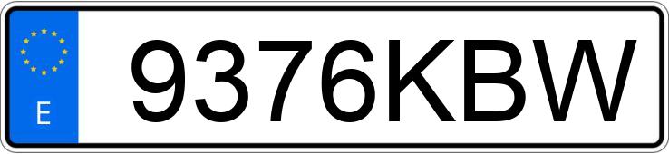 Numer rejestracyjny 9376KBW posiada AUDI RS5 Numer rejestracyjny 9376KBW posiada AUDI RS5