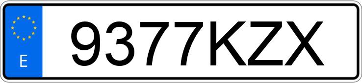 Numer rejestracyjny 9377KZX posiada SUZUKI VITARA Numer rejestracyjny 9377KZX posiada SUZUKI VITARA