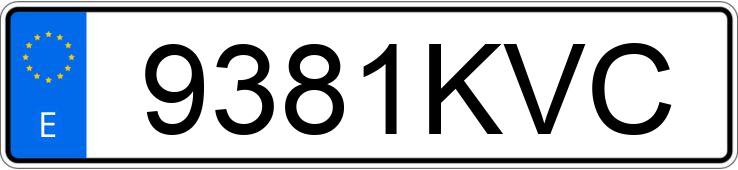 Numer rejestracyjny 9381KVC posiada BMW SERIE 3 Numer rejestracyjny 9381KVC posiada BMW SERIE 3